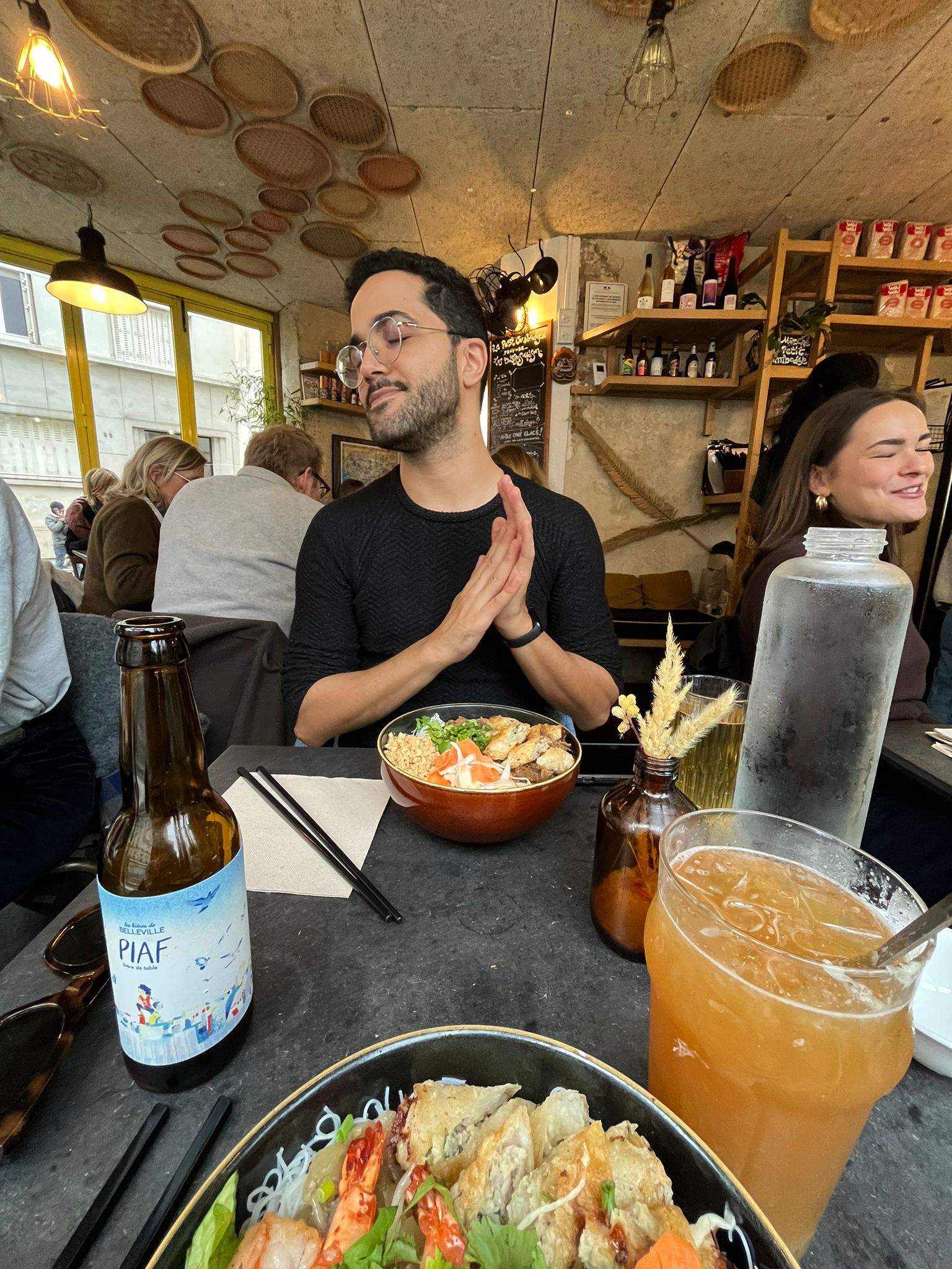 ramen and gyoza dinner