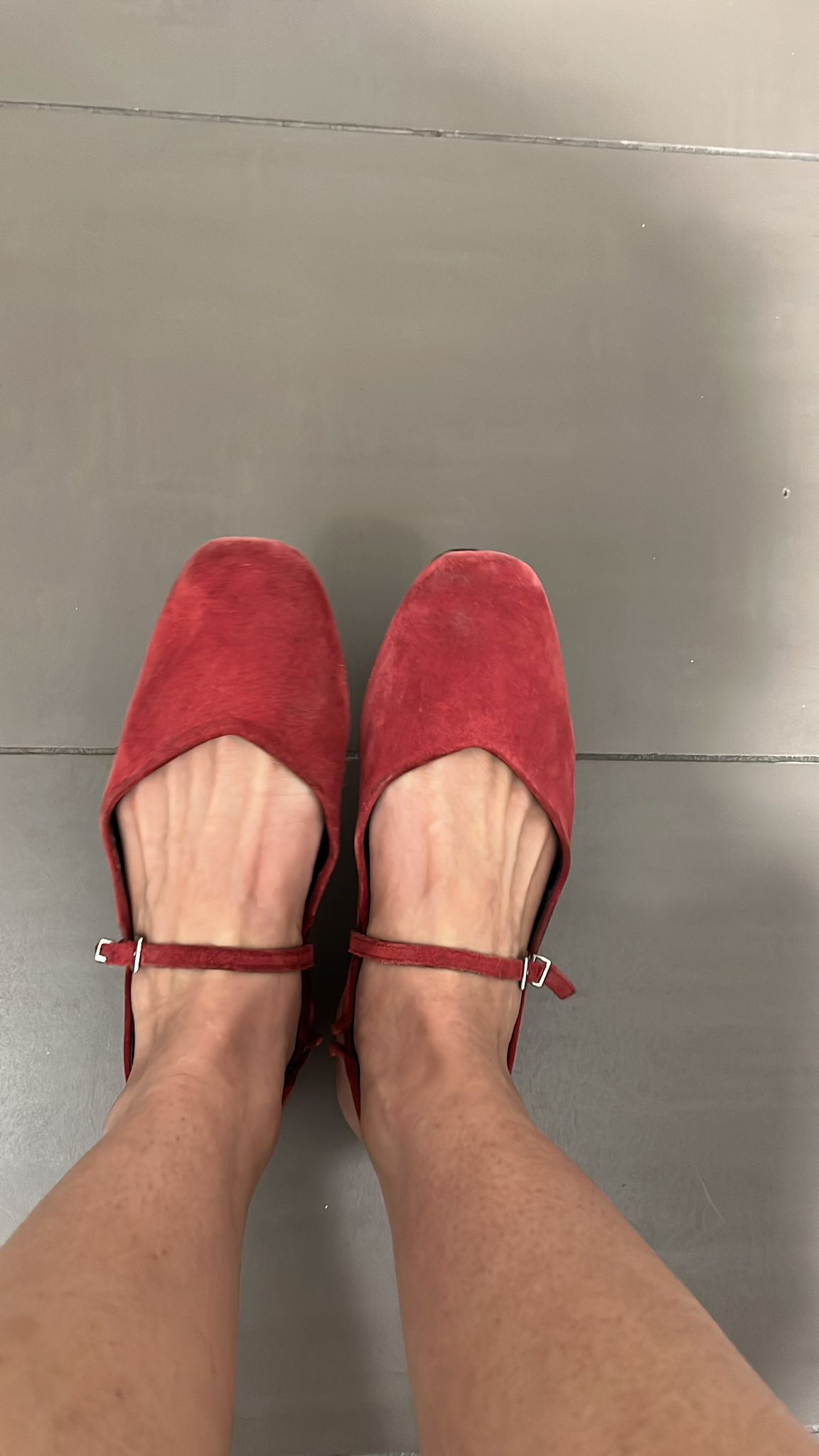 red mary jane shoes